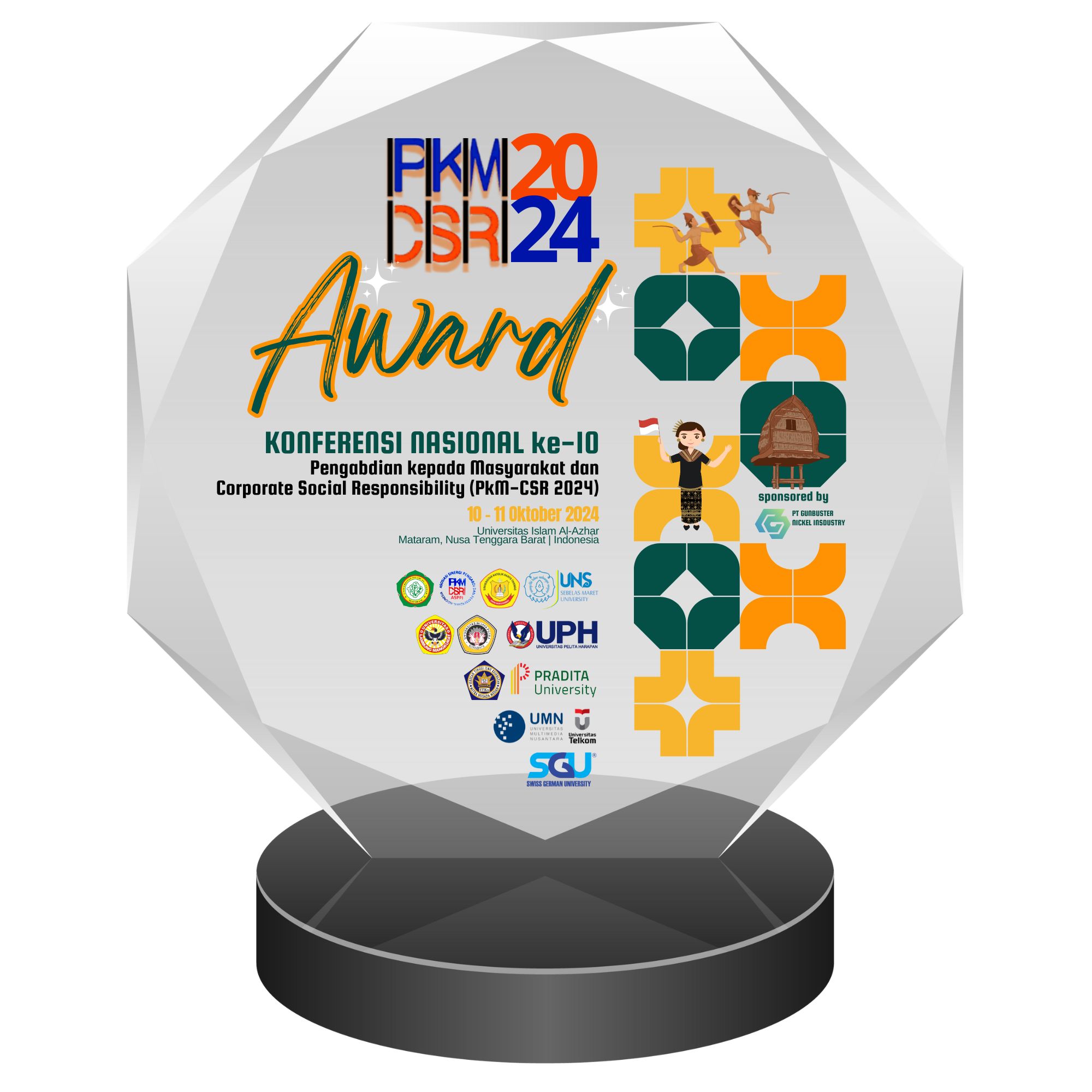 Plakat penghargaan PKM-CSR Award